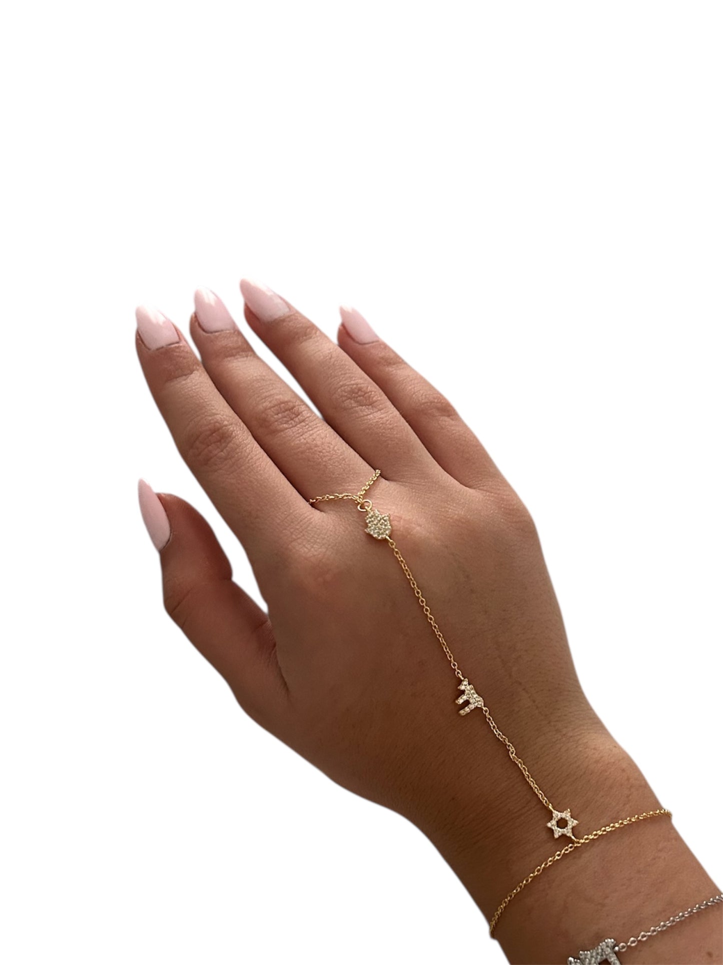 Chai Diamond Handchain