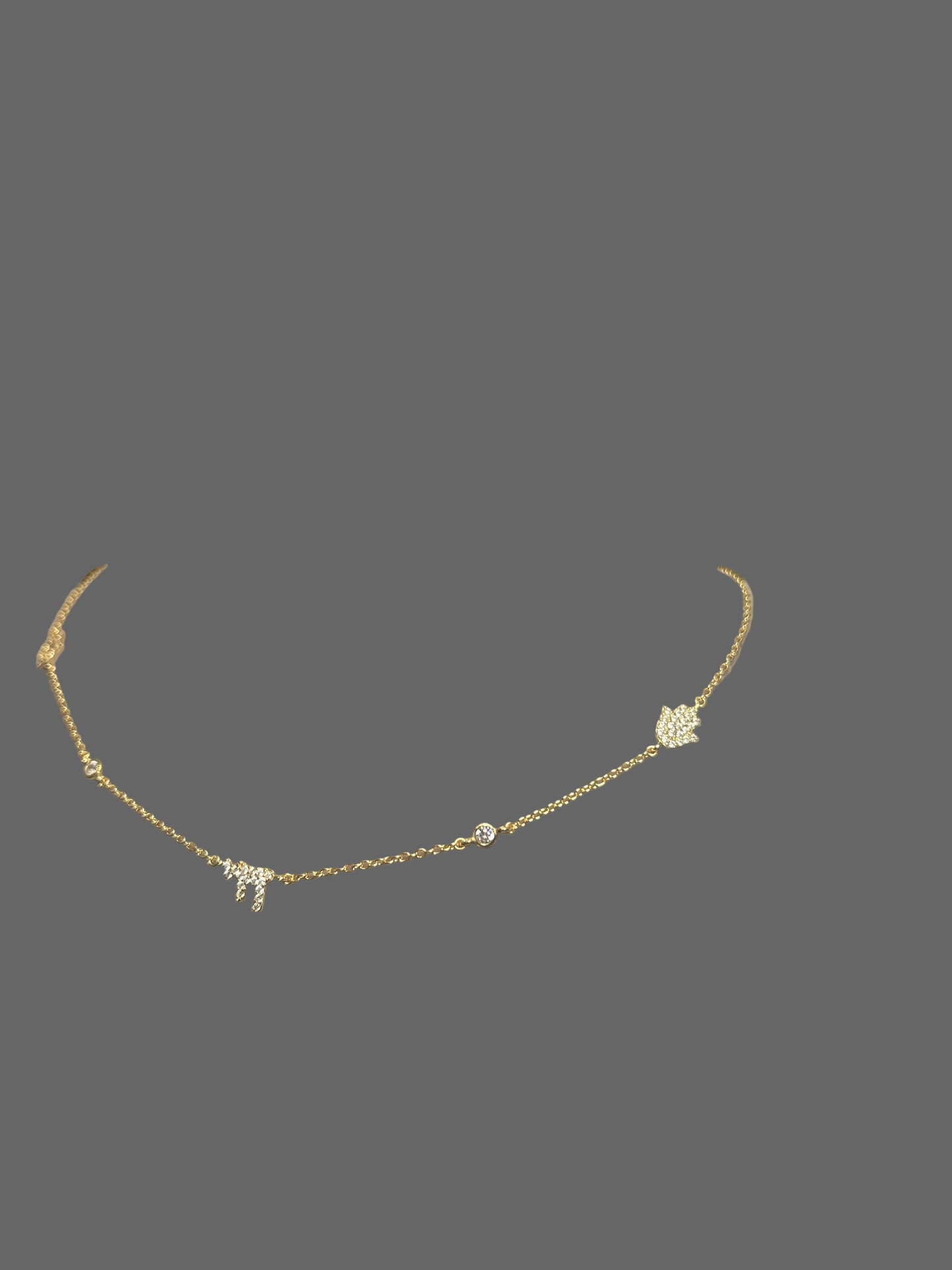 Diamond Chai Necklace